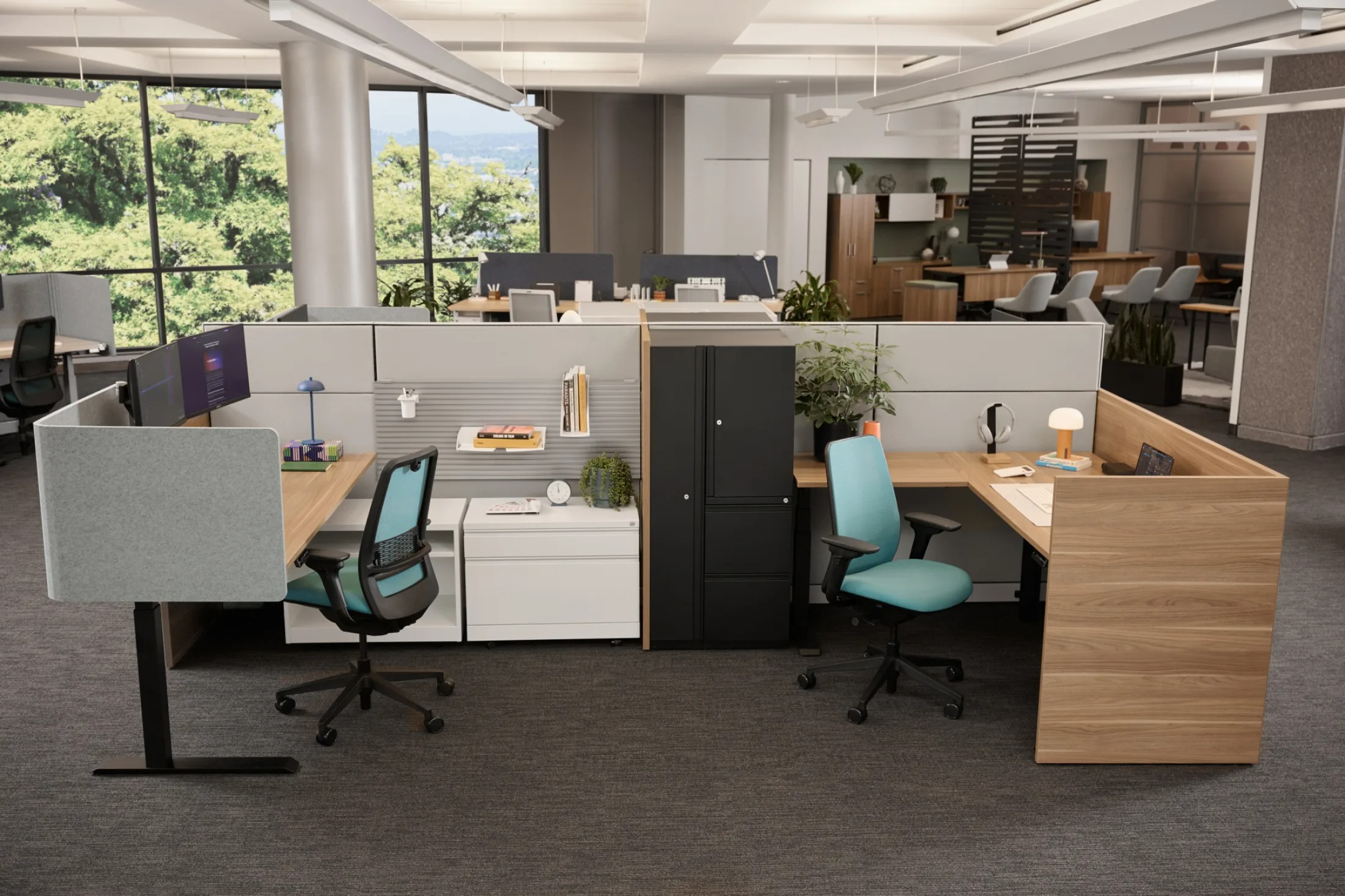 office cubicle